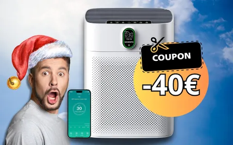 Purificatore d'aria per camere GRANDI: applica il coupon per uno sconto super!