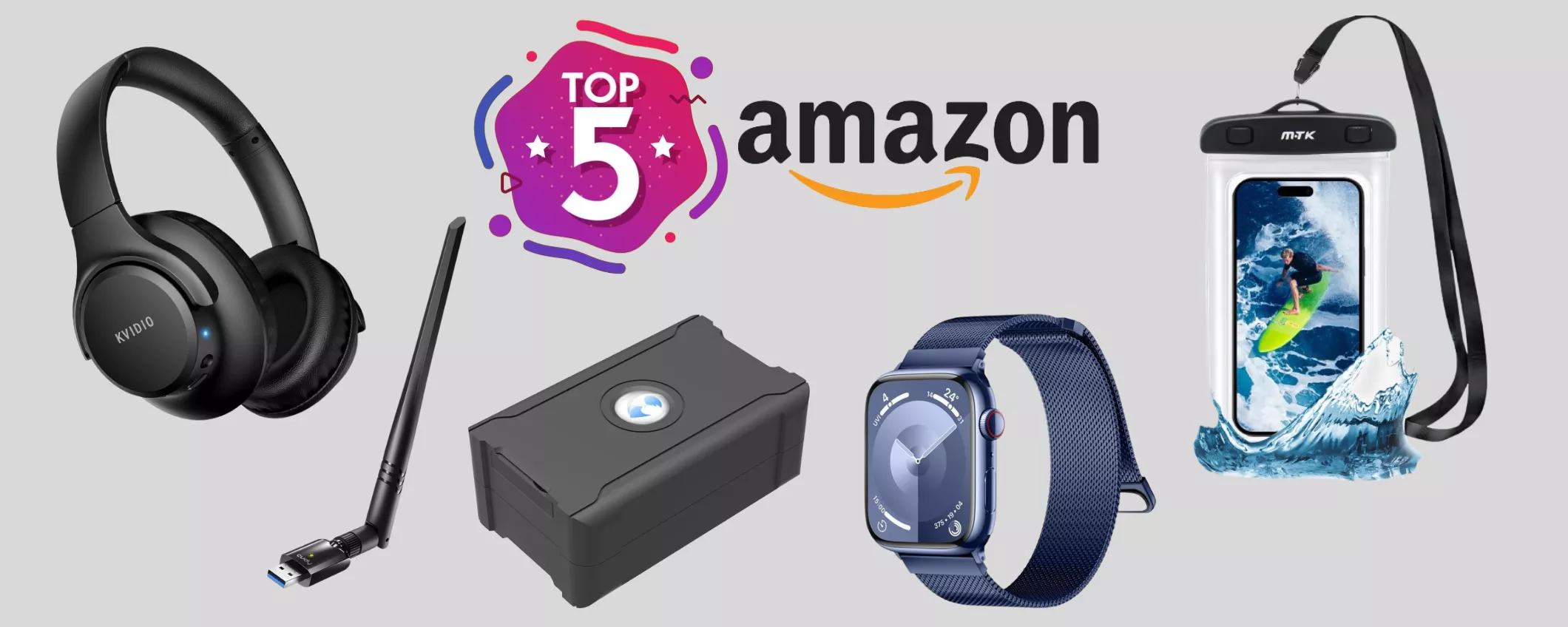 Gadget tech a meno di 20 euro: la top 5 di Amazon