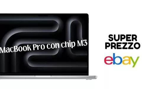 Apple MacBook Pro con chip M3 a PREZZO SCONTATO su eBay, solo 5 pezzi disponibili!
