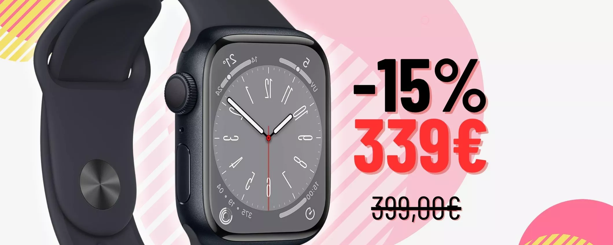 Apple Watch Series 8: SOLO OGGI al 15% in meno su Amazon!