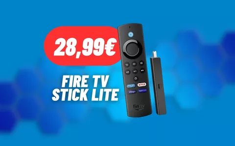 Fire TV Stick Lite ad un PREZZO RIDICOLO su Amazon: oggi lo paghi meno di 30€