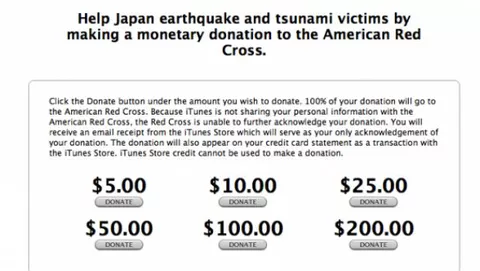 Apple raccoglie donazioni per il terremoto del Giappone
