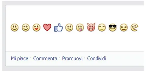 Facebook: emoticon nello stato, foto nei commenti