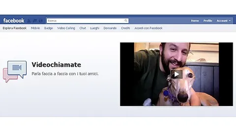 È ufficiale: videochat in Facebook