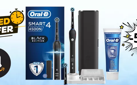 Spazzolino elettrico Oral B Smart 4: l'OFFERTA A TEMPO fa crollare il prezzo a 49€