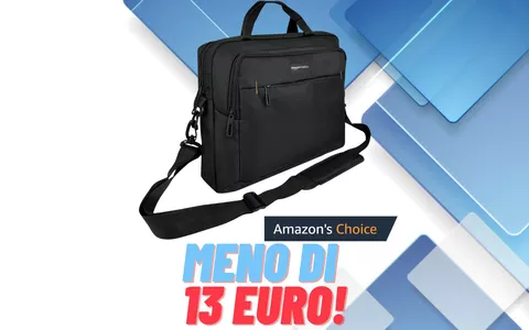 BASTANO 12€ per la borsa per PC Amazon Basics al minimo storico (-30%)