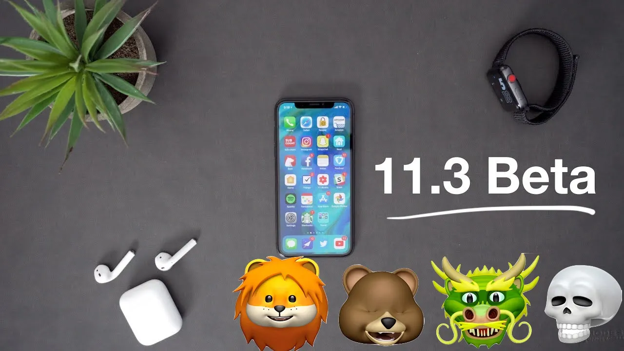 iOS 11.3: nuovi Animoji, Opzioni Batteria e data di lancio