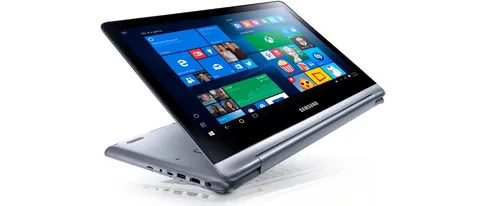Samsung Notebook 7 Spin, convertibile con Windows 10