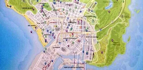 GTA 5: online la mappa completa