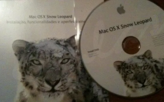 Le foto del packaging di Snow Leopard