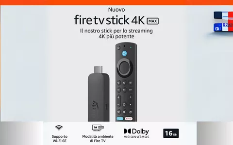 NOVITà ASSOLUTA: Nuova Fire TV Sticl 4K Max per l'esperienza streaming migliore!