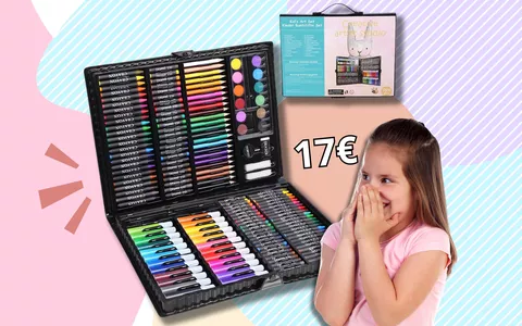 CHE BOMBA: SET da 164 pezzi di matite e non solo a soli 17€ per bimbi e adulti!