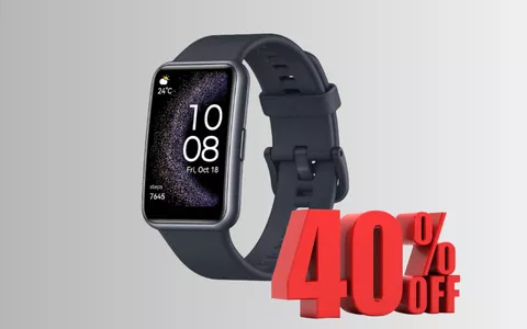 SCONTO BOMBA DEL 40% sul Huawei Watch FIT SE: lo paghi MENO DI 60 EURO