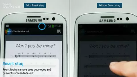 Samsung Galaxy S3, video sulle funzioni intelligenti