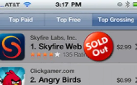 Sbarca Flash su iOS con Skyfire 2.0 per iPhone ed è subito successo