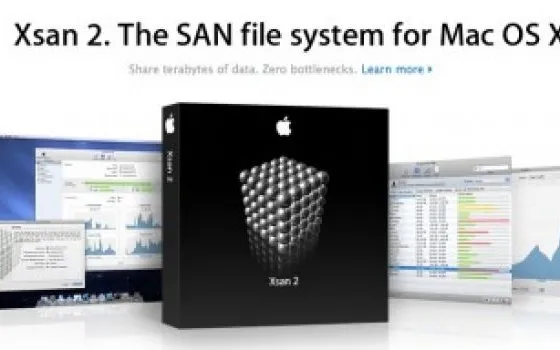 Apple introduce Xsan 2 e dismette Xserve RAID