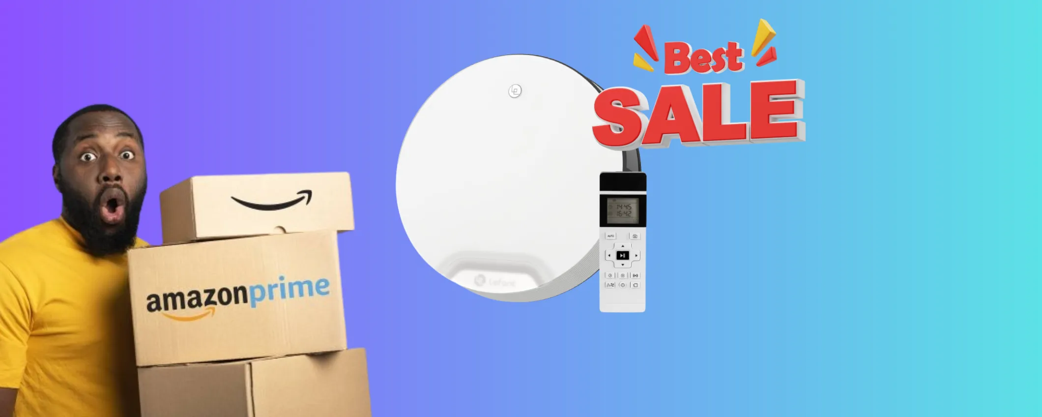Amazon regala il Robot Aspirapolvere LEFANT: lo sconto bomba è del -71%