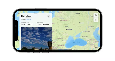 Mappe Apple, la Crimea torna ad essere parte dell'Ucraina