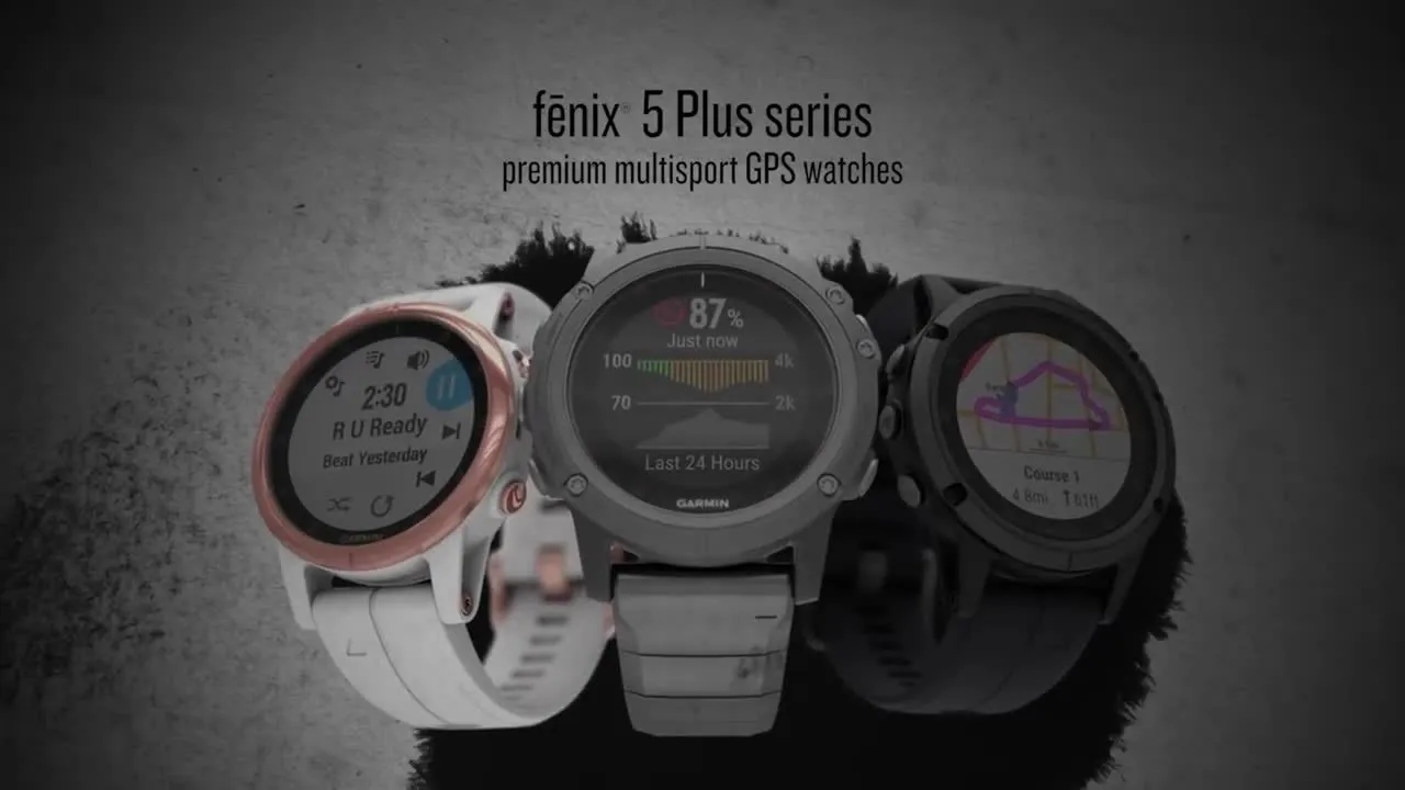 Gli smartwatch Fenix 5 Plus di Garmin
