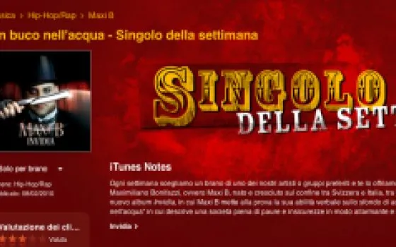 Il singolo della settimana su iTunes: 