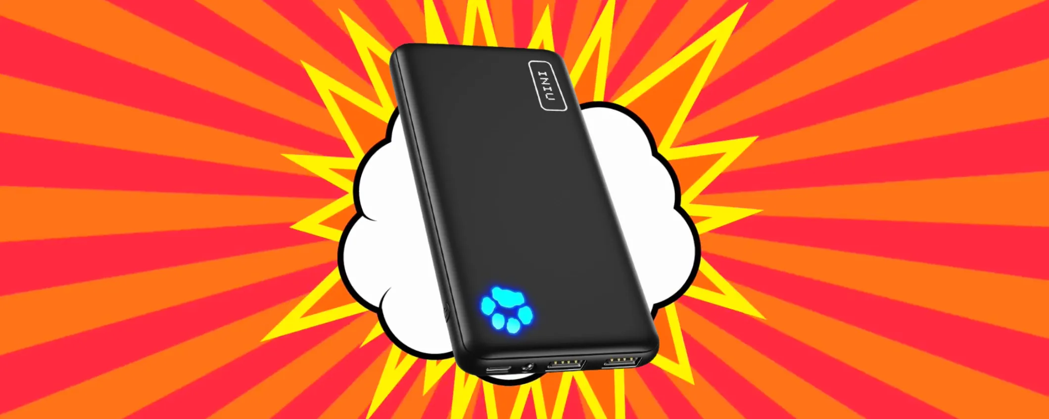 Power Bank INIU a quasi metà prezzo: oggi su Amazon lo paghi solo 15€