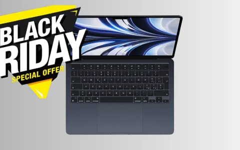 Apple MacBook Air con chip M2 a 250€ in meno: affare Black Friday imperdibile