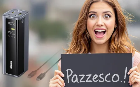 Baseus EnerGeek: il powerbank dalla ricarica potente e veloce a soli 75,99 euro