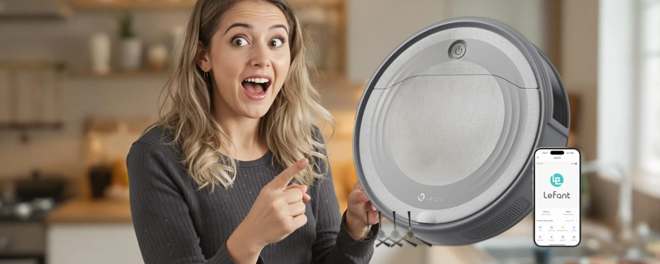 Sconto schock del -62% sul Robot LEFANT: portalo a casa con un risparmio di 180€