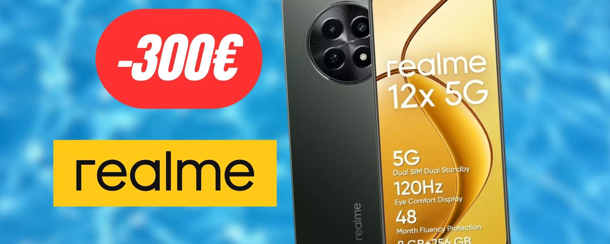 Il telefono dell'estate: realme 12X in DOPPIO SCONTO IMPERDIBILE su eBay (62% + 8%)