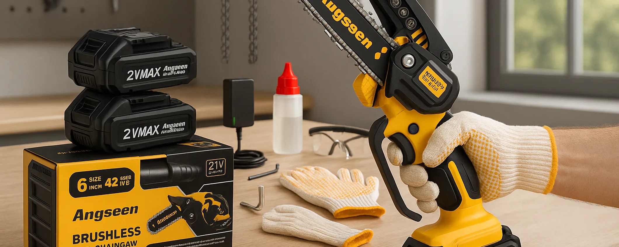 Mini Motosega a batteria a soli 18€: applica il triplo sconto su Amazon