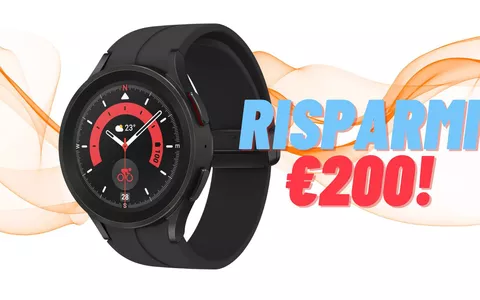 Galaxy Watch5 Pro ad un prezzo FOLLE: solo €299 (-40%)