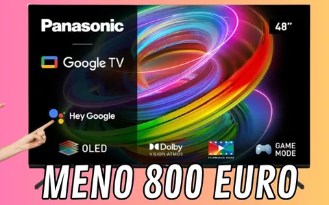 Panasonic TX-48MZ700E, la TV OLED Super Premium con uno sconto esagerato MENO 800 euro!