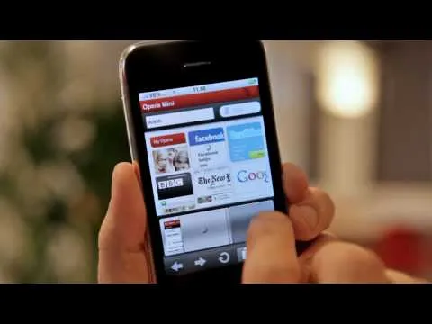 Opera Mini 5 on the iPhone