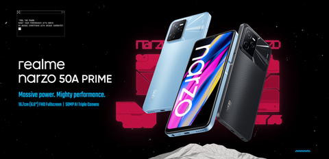Realme Narzo 50A Prime, l'elegante smartphone entry level in offerta