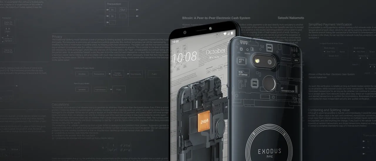 HTC Exodus 1s, nodo Bitcoin completo a 219 euro