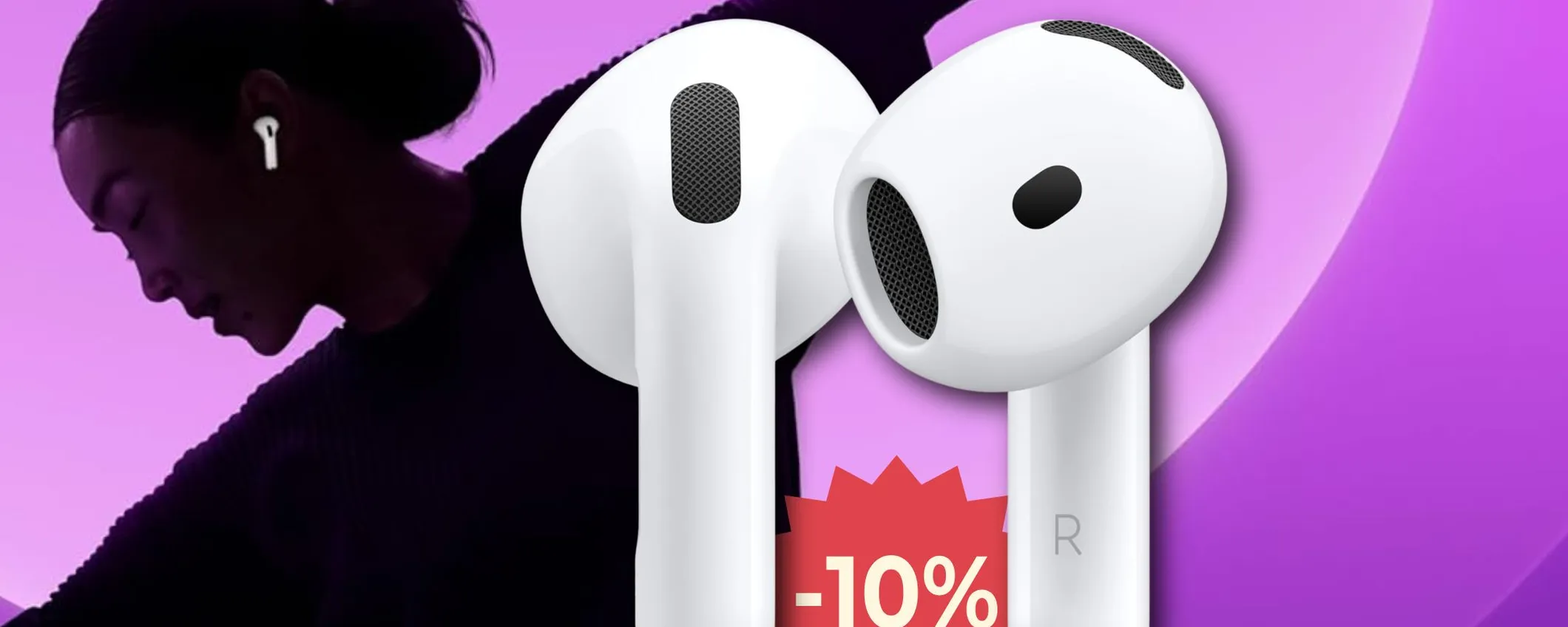 Apple AirPods 4: i migliori di casa APPLE oggi in SCONTO su Amazon