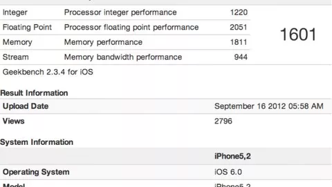 iPhone 5 due volte più veloce del nuovo iPad