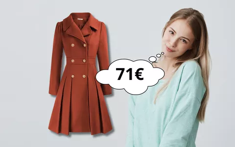 Elegante cappotto di Lana a soli 71 euro! Scegli in fretta colore e taglia, ne restano pochi