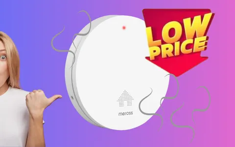 Schock Black Friday: Rilevatore di Fumo Meross in sconto assurdo del -92%