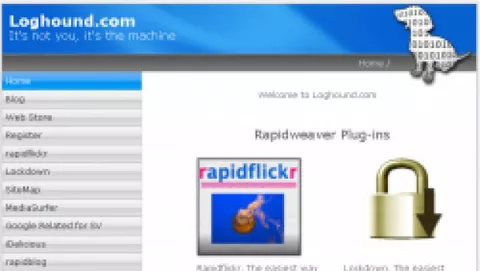 Rapidweaver: Nuovi plug-in da LogHound