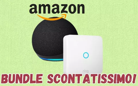 Il bundle dei sogni da Amazon: 55 euro in meno su Ring Intercom e Echo Dot!