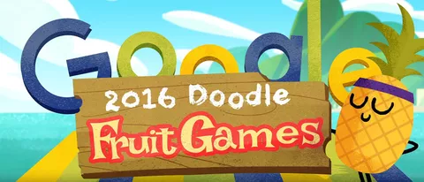 2016 Doodle Fruit Games: su Google come a Rio