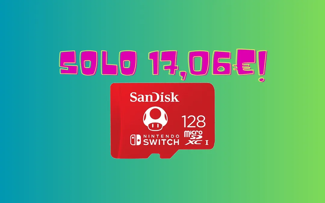 MicroSD per Nintendo Switch in offerta: 128GB per i tuoi giochi