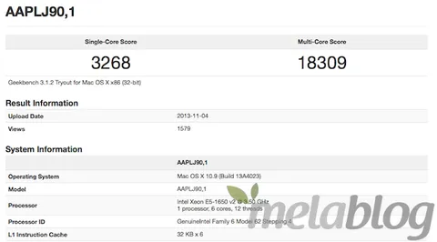 Mac Pro, compaiono i benchmark della versione a 6 core