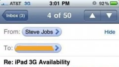 Steve Jobs: iPad 3G disponibili il 30 aprile a Best Buy