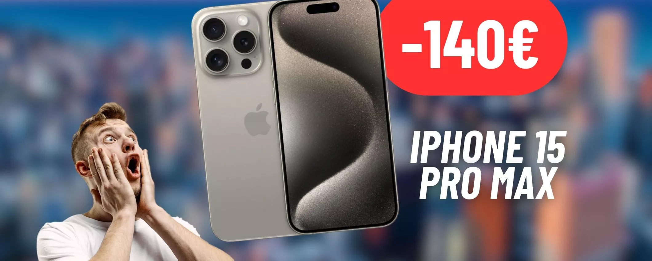 iPhone 15 Pro Max: 140€ di sconto con la promozione eBay