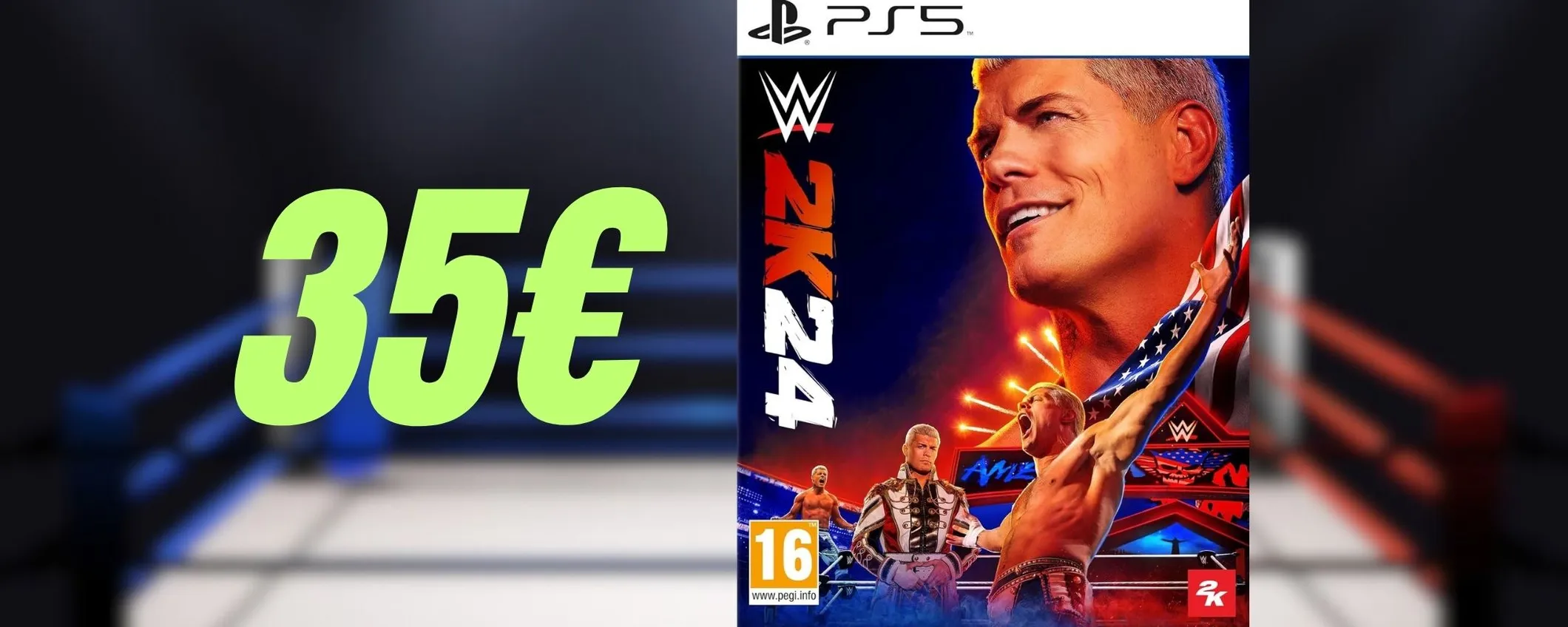 È già BLACK FRIDAY sui videogiochi: WWE 2K24 in mega sconto