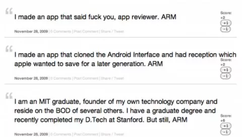 Apple Rejected Me: gli sviluppatori condividono le esperienze di App Store