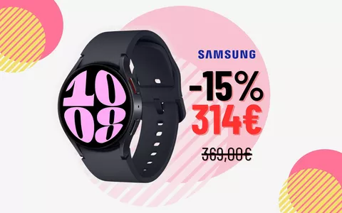 Offerta imperdibile: Samsung Galaxy Watch6 OLTRE 50€ di sconto!