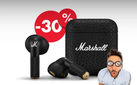 Auricolari Marshall: qualità audio ECCELSA e sconto importante su Amazon